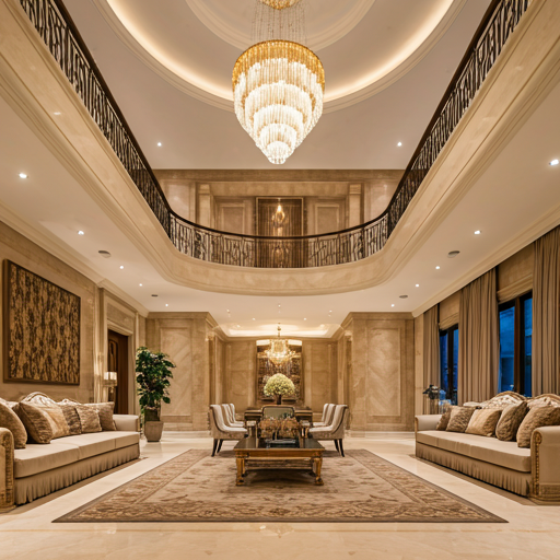 Luxury villa interior