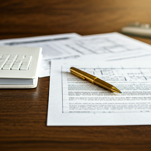 Legal documents and blueprints